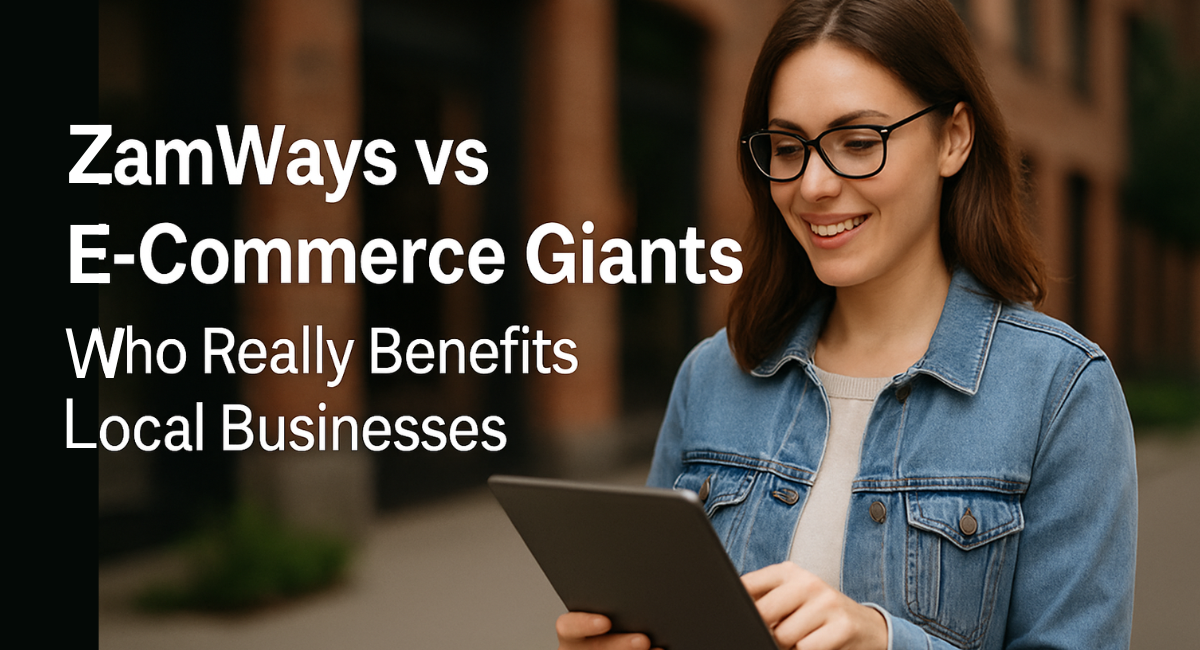ZamWays vs E-Commerce Giants Who Really Benefits Local Businesses